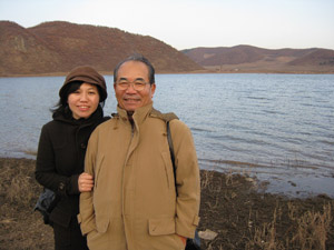 写真：旅行中の城戸さん親子