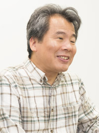 写真：広瀬さんインタビュー風景