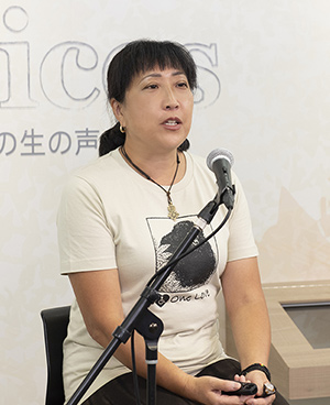 写真：ルダシングワ真美さん