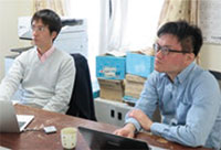 佐藤さん（左）と今野さん（右）写真