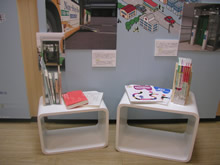 展示風景：関連書籍など