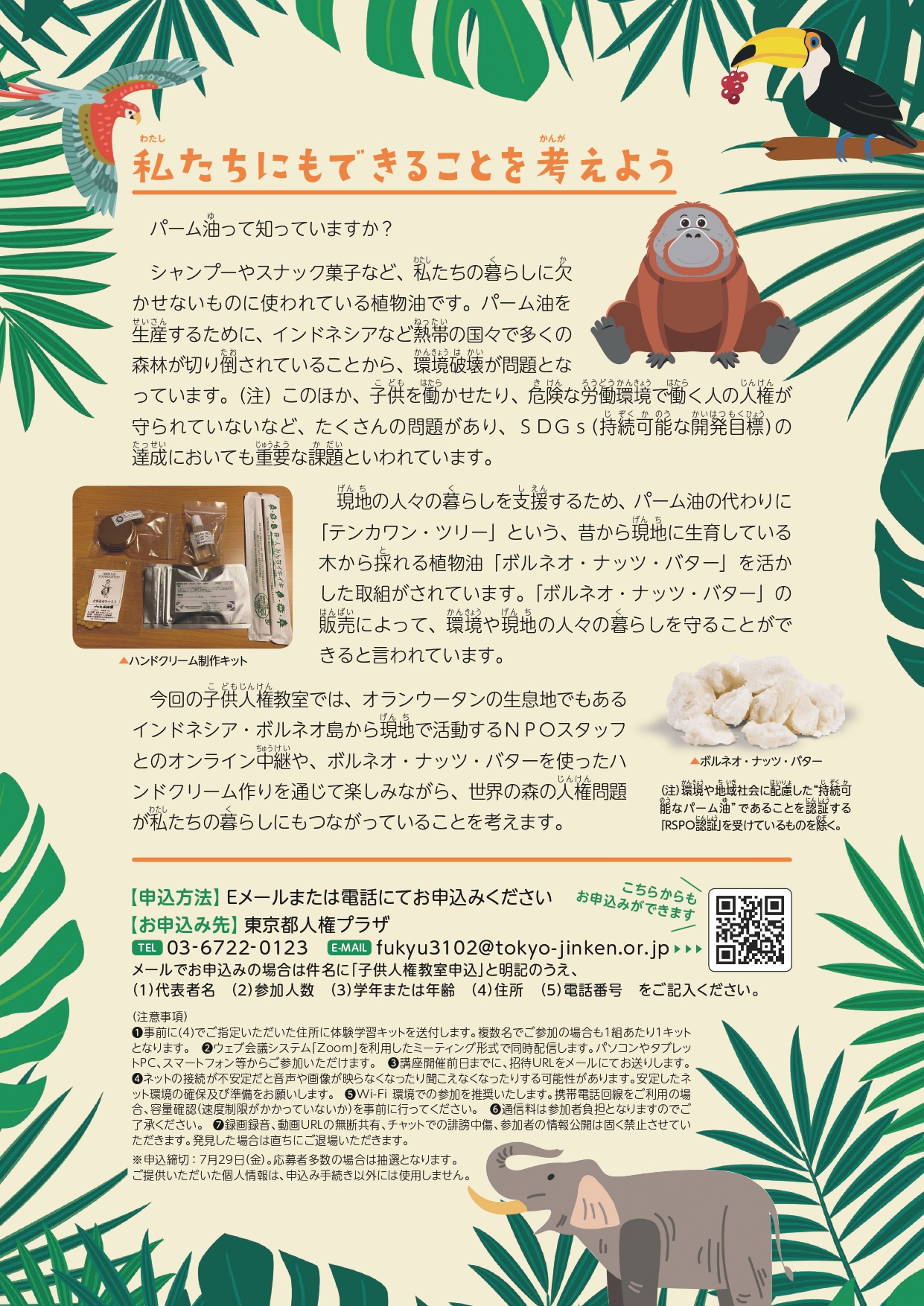 チラシ裏面