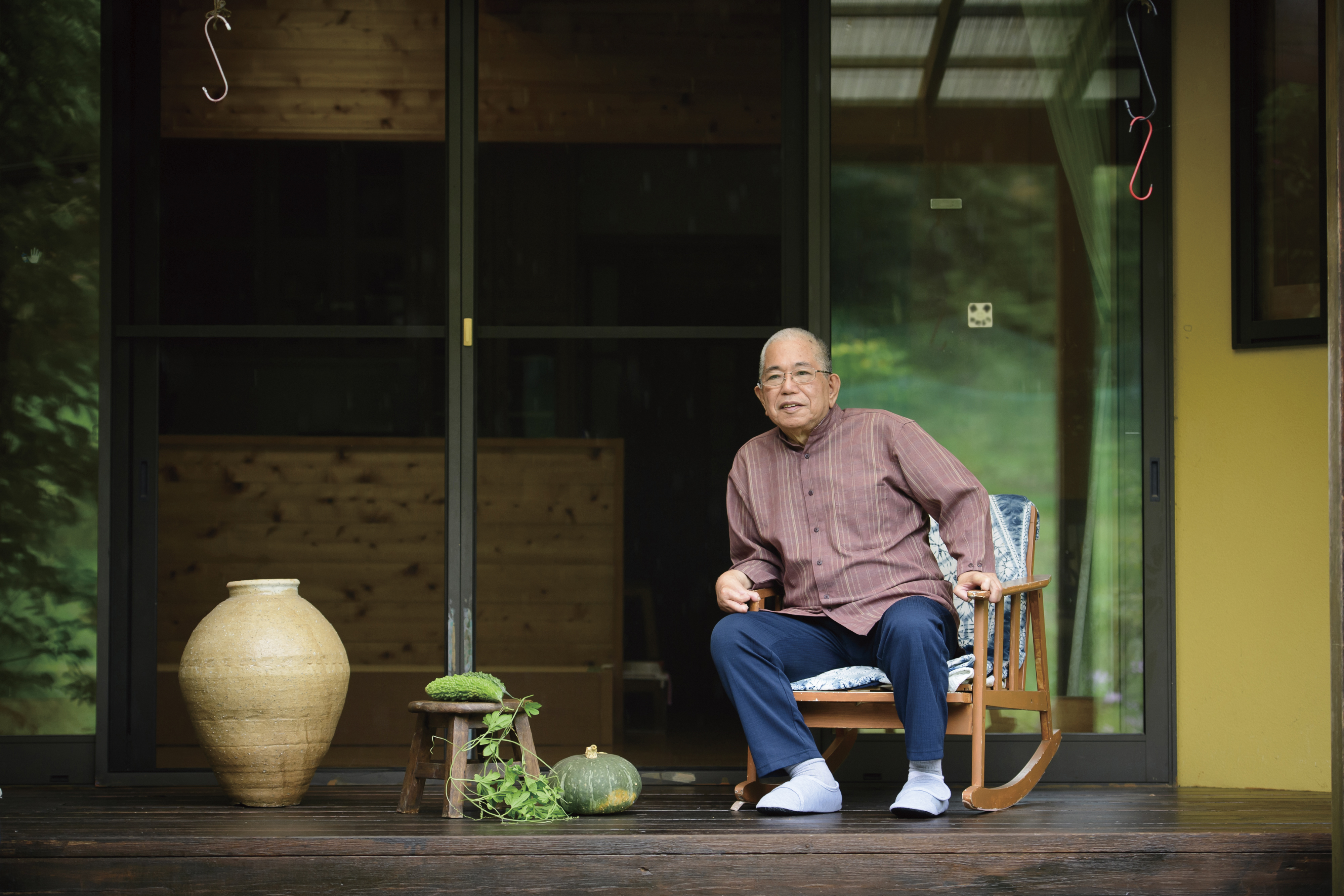 いはとしおさん　自宅にて