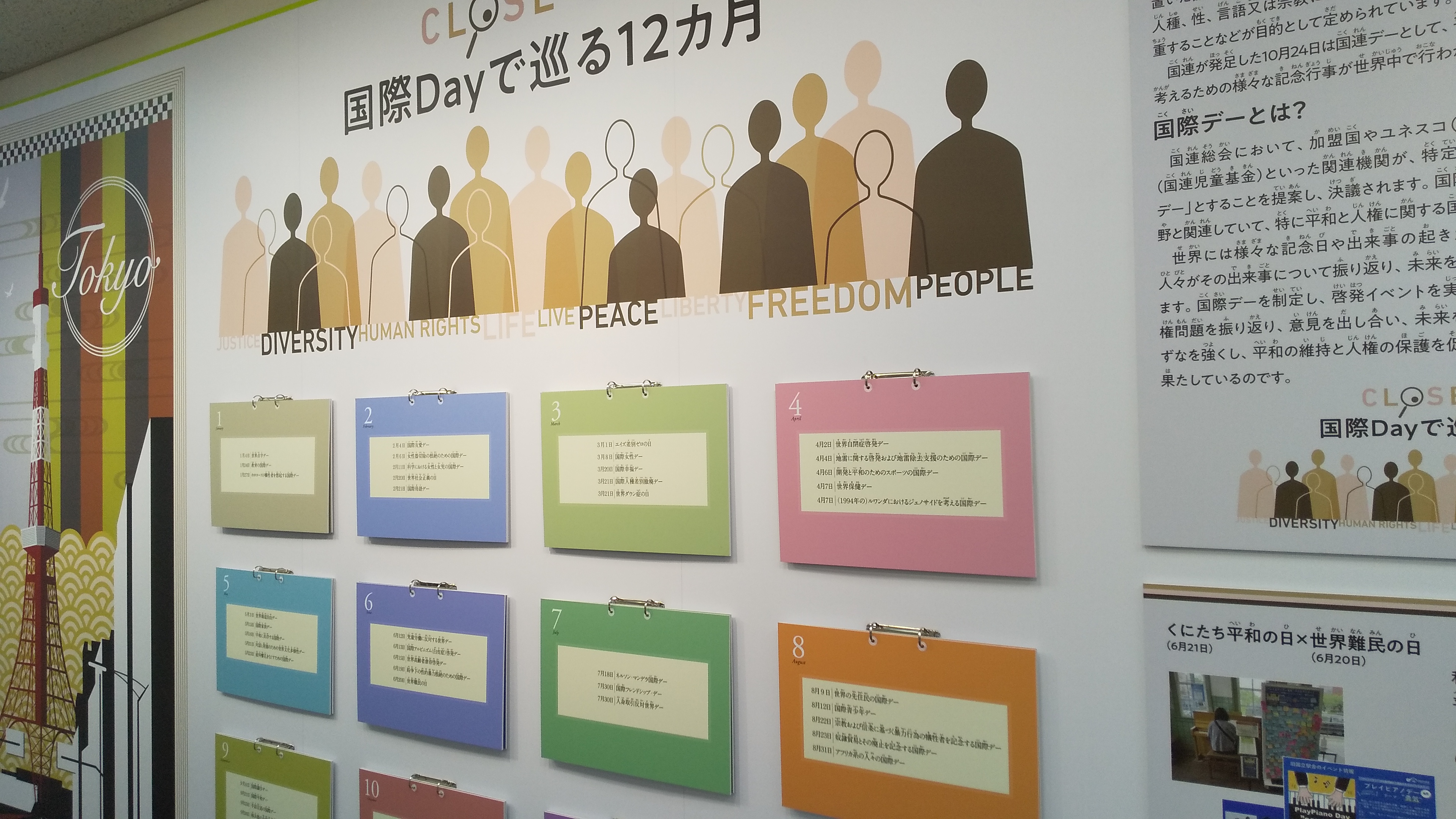 クロースアップ人権　展示