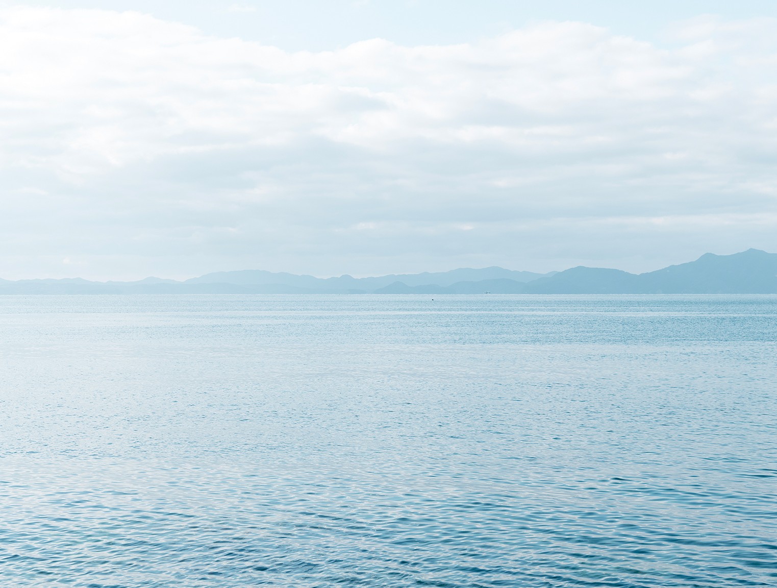 明神から望む不知火海